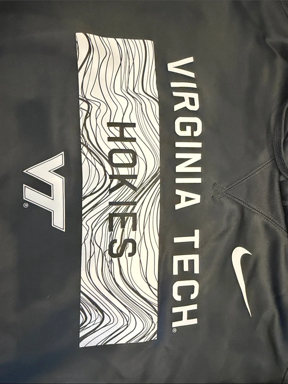 Nike Dark Gray Virginia Tech Hokies Hoodie